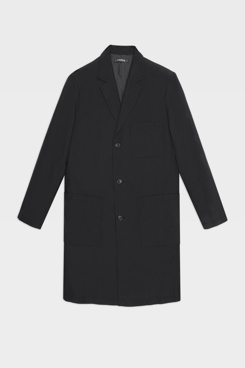 Lab Coat | front_img_black | Black