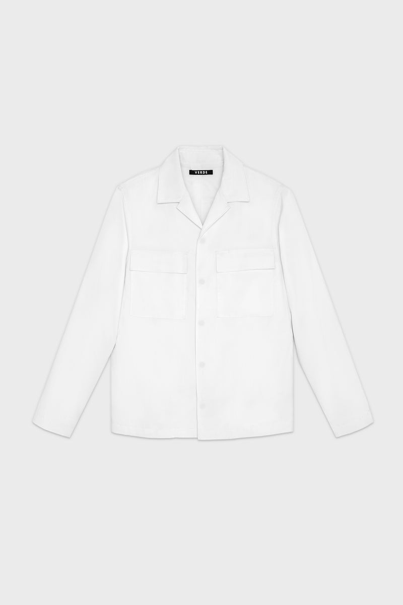 Utility Jacket | front_img_white | White